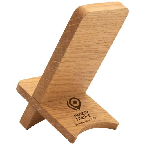 Soporte para teléfono de madera "SCX.design O27" - imageBack