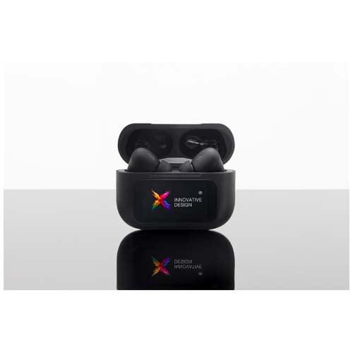 Auriculares con ANC y estuche de carga interactivo con pantalla táctil "SCX.design E26" - imageFront