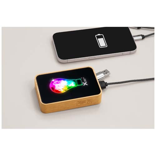 Batería externa de bambú de 10 000 mAh "SCX.design P27MagSafe" - imageMood2