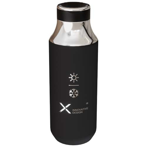 Botella de 500 ml de acero inoxidable con aislamiento y pajita "SCX.design D12" - 1PX22590