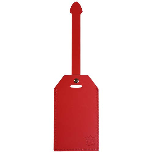Etiqueta para equipaje de piel reciclada "Citizen Green Milou" - 1PZ03121