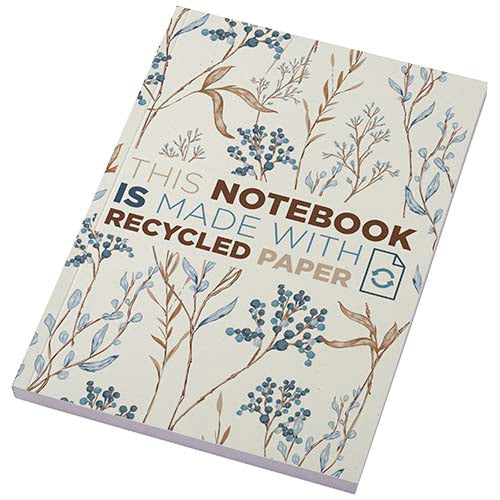 Libreta A5 de tapa blanda con 100 hojas de papel reciclado "Novella Austen"