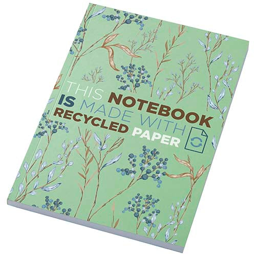 Libreta A5 de tapa blanda con 100 hojas de papel reciclado "Novella Austen"