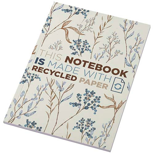 Libreta A5 de tapa blanda con 50 hojas de papel reciclado "Novella Austen"