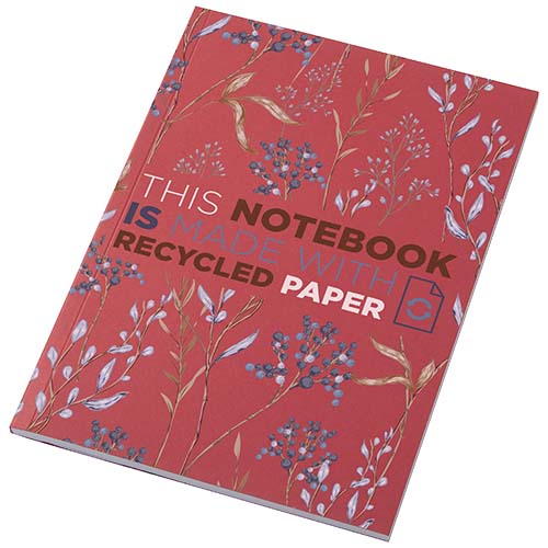 Libreta A5 de tapa blanda con 50 hojas de papel reciclado "Novella Austen"