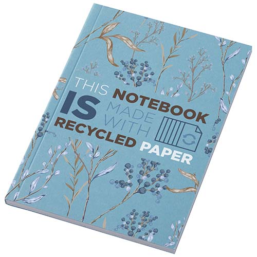 Libreta A6 de tapa blanda con 50 hojas de papel reciclado "Novella Austen"