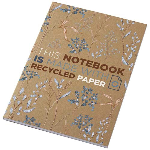 Libreta de tapa blanda craft con 50 hojas de papel reciclado "Novella Austen"