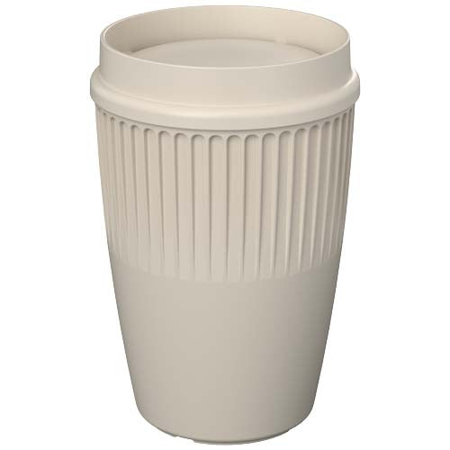 Vaso de 350 ml con tapa de 360° "Cirrus"