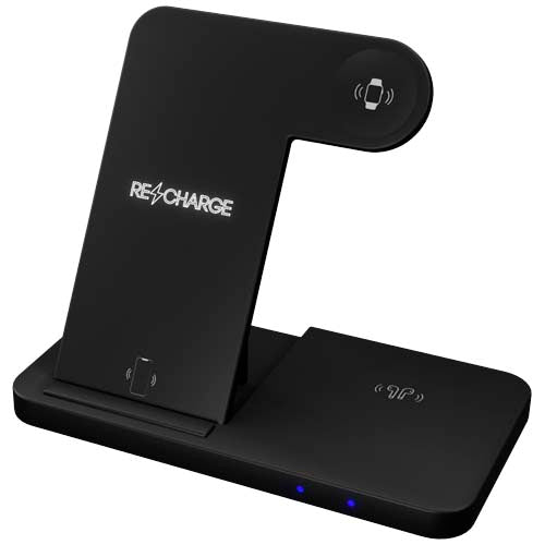 Base de carga inalámbrica 3 en 1 con soporte para teléfono "SCX.design W28" - 2PX13590