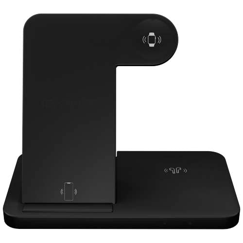 Base de carga inalámbrica 3 en 1 con soporte para teléfono "SCX.design W28" - imageFront