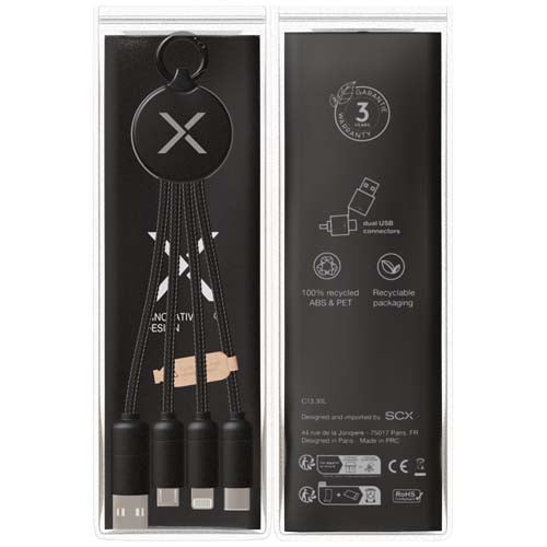 Cable de carga de 20 W 5 en 1 "SCX.design C14" - imagePackage