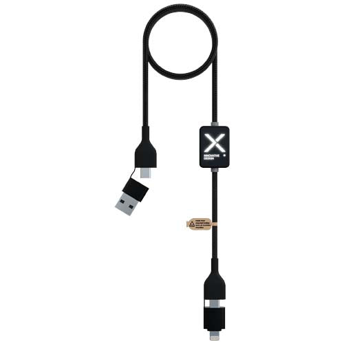 Cable de carga con interruptor de 60 W y logotipo retroiluminado "SCX.design C32" - 2PX21290