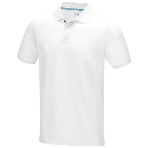 Polo orgánico de manga corta para hombre "Graphite"