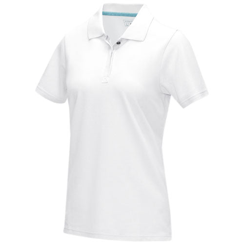 Polo orgánico de manga corta para mujer "Graphite"